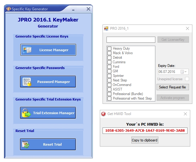 JPRO 2016v1 Activator and keymaker